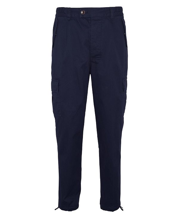 Barbour Faulkner Tapered Cargo Trousers σκουρο μπλε | BABO88793