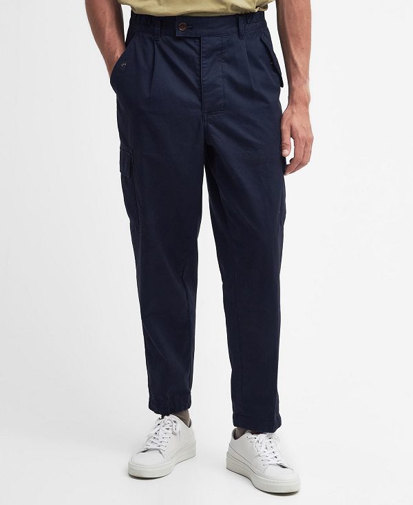 Barbour Faulkner Tapered Cargo Trousers σκουρο μπλε | BABO88793