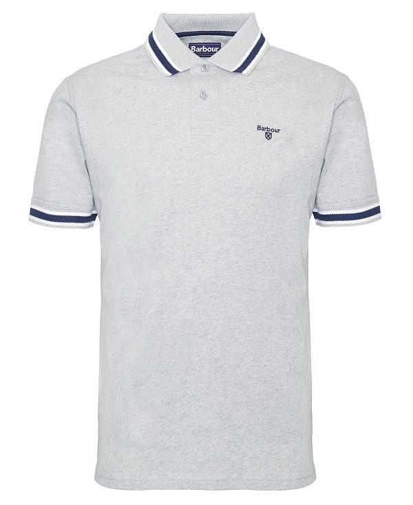 Barbour Featherstone Polo Shirt γκρι | BABO88079