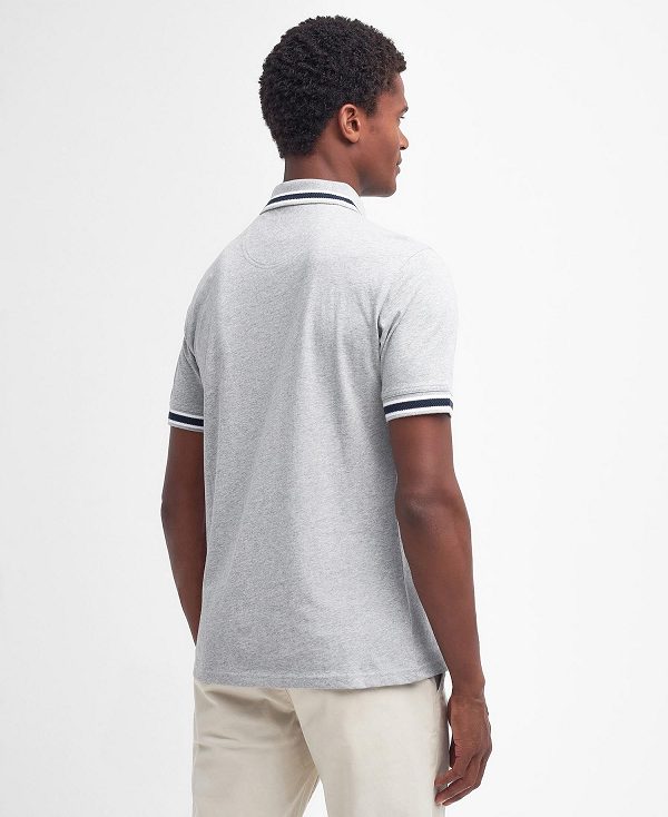 Barbour Featherstone Polo Shirt γκρι | BABO88079