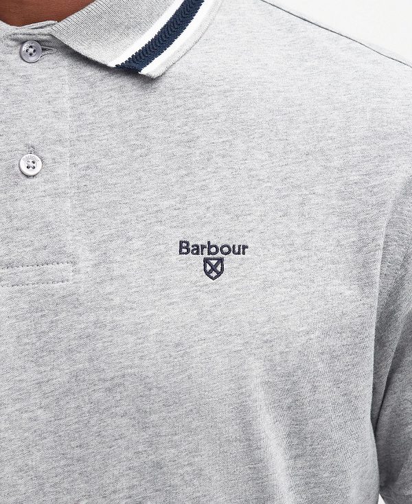 Barbour Featherstone Polo Shirt γκρι | BABO88079