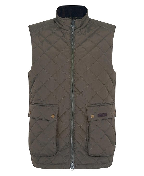 Barbour Fernwood Gilet σκούρο Ελιά | BABO87551