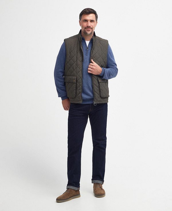 Barbour Fernwood Gilet σκούρο Ελιά | BABO87551