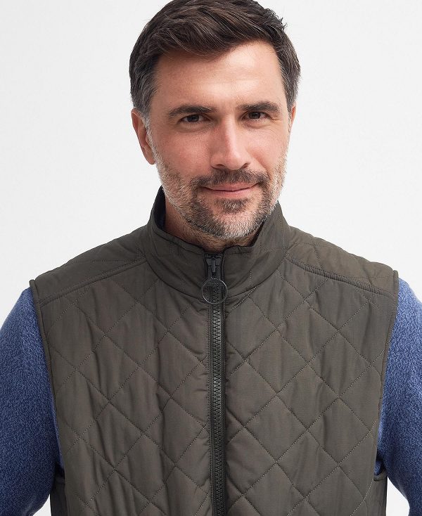 Barbour Fernwood Gilet σκούρο Ελιά | BABO87551