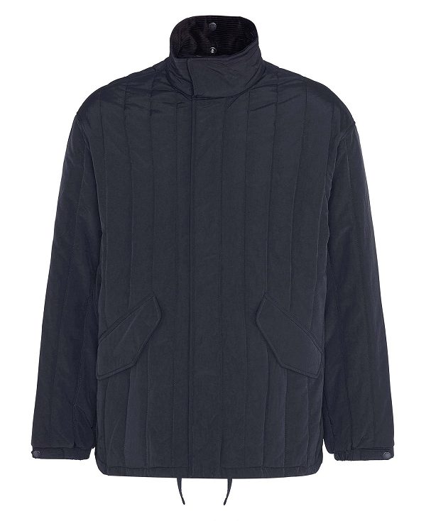 Barbour Field Quilted Jacket μαυρα | BABO87387
