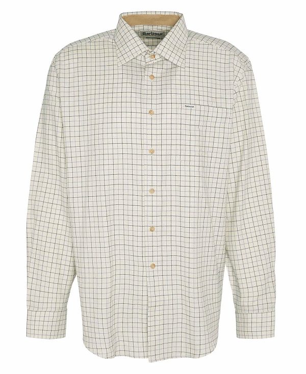 Barbour Field Regular Long-sleeved Shirt μπλε | BABO87939