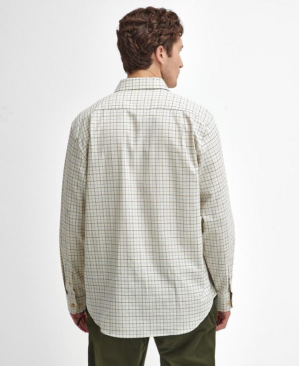 Barbour Field Regular Long-sleeved Shirt μπλε | BABO87939