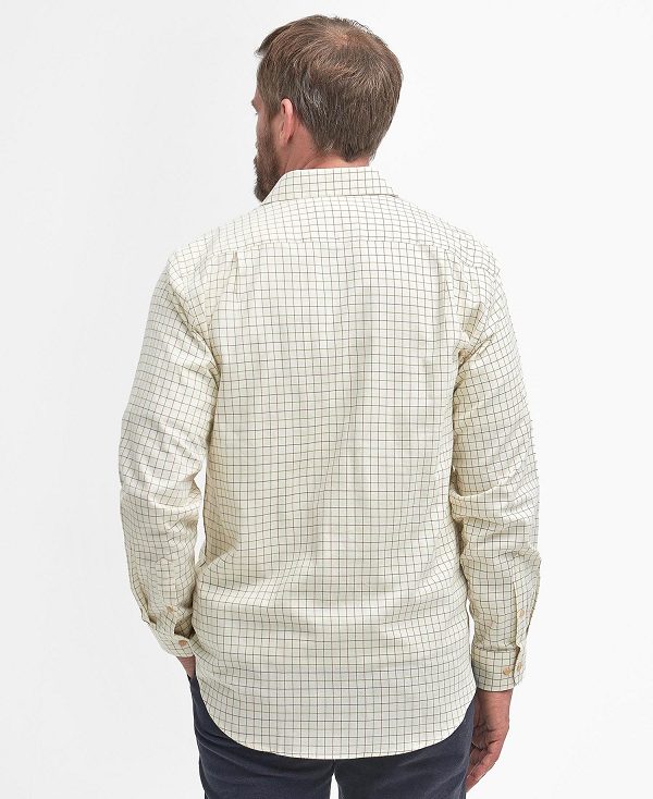 Barbour Field Tattersall Shirt σκουρο μπλε | BABO87935