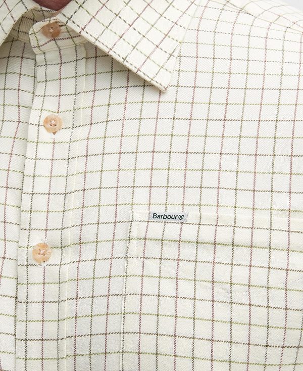 Barbour Field Tattersall Shirt σκουρο μπλε | BABO87935