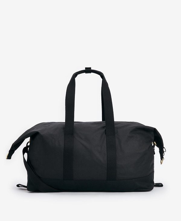 Barbour Field Waxed Holdall μαυρα | BABO88927