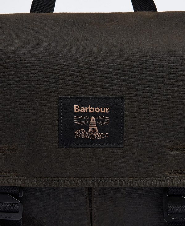 Barbour Field Waxed Satchel καφε | BABO88944
