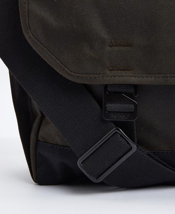 Barbour Field Waxed Satchel καφε | BABO88944