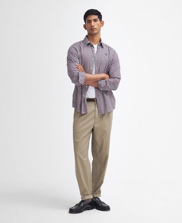 Barbour Finkle Tailored Long-sleeved Shirt Πολύχρωμο | BABO87869