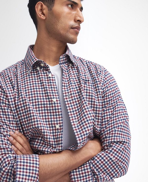 Barbour Finkle Tailored Long-sleeved Shirt Πολύχρωμο | BABO87869