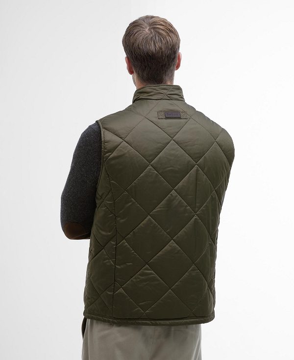 Barbour Finn Gilet Ελιά | BABO87579