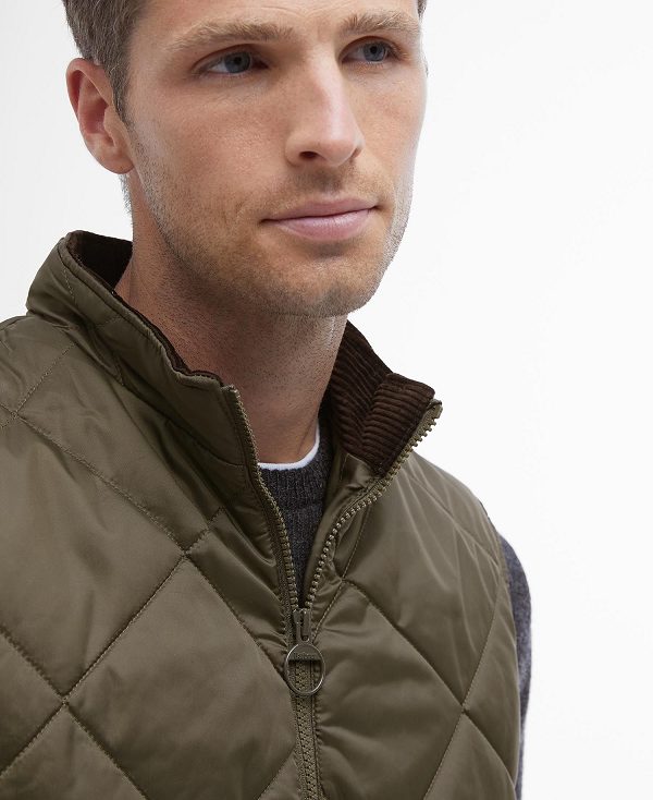 Barbour Finn Gilet Ελιά | BABO87579
