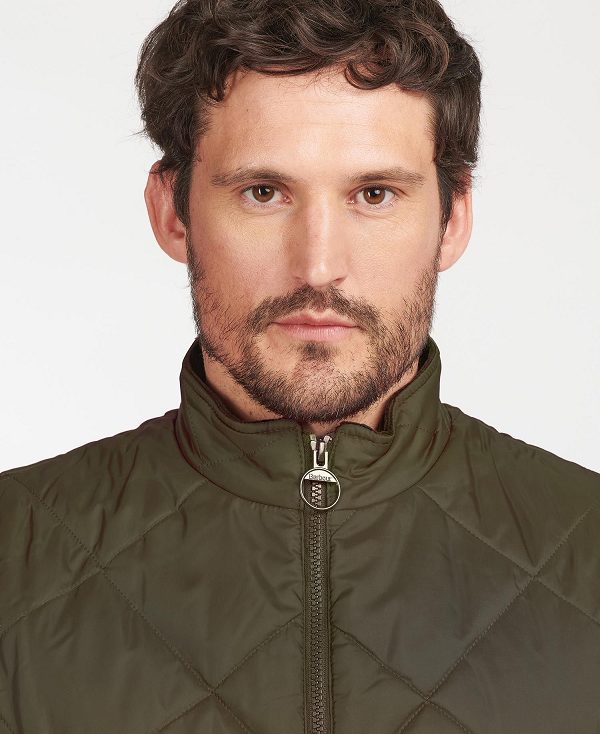 Barbour Finn Gilet Ελιά | BABO87579