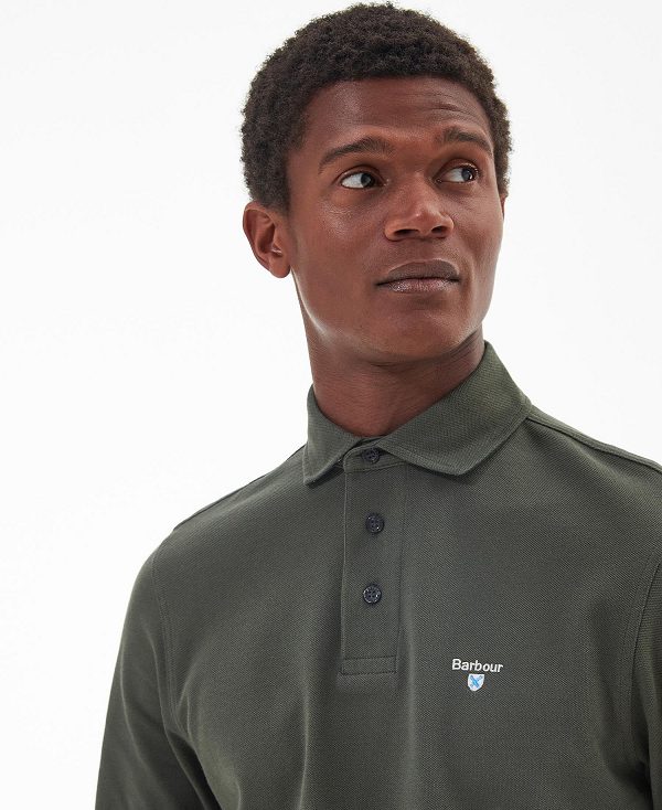 Barbour Firbank Polo Shirt πρασινο | BABO88241