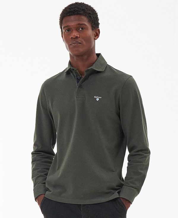Barbour Firbank Polo Shirt πρασινο | BABO88241