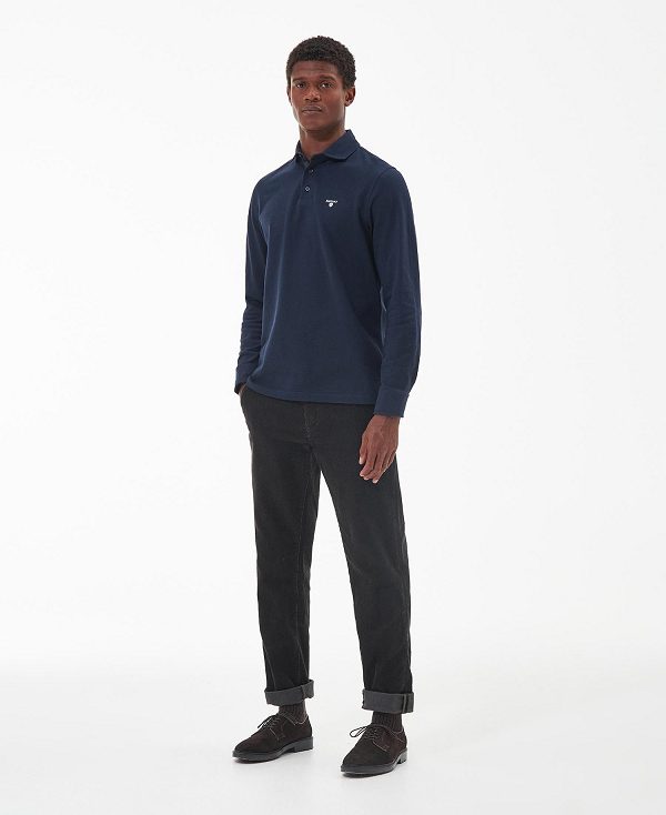 Barbour Firbank Polo Shirt σκουρο μπλε | BABO88216