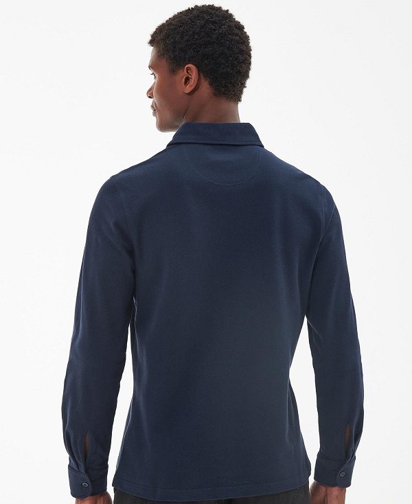Barbour Firbank Polo Shirt σκουρο μπλε | BABO88216