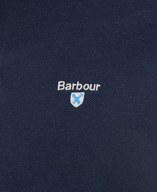 Barbour Firbank Polo Shirt σκουρο μπλε | BABO88216