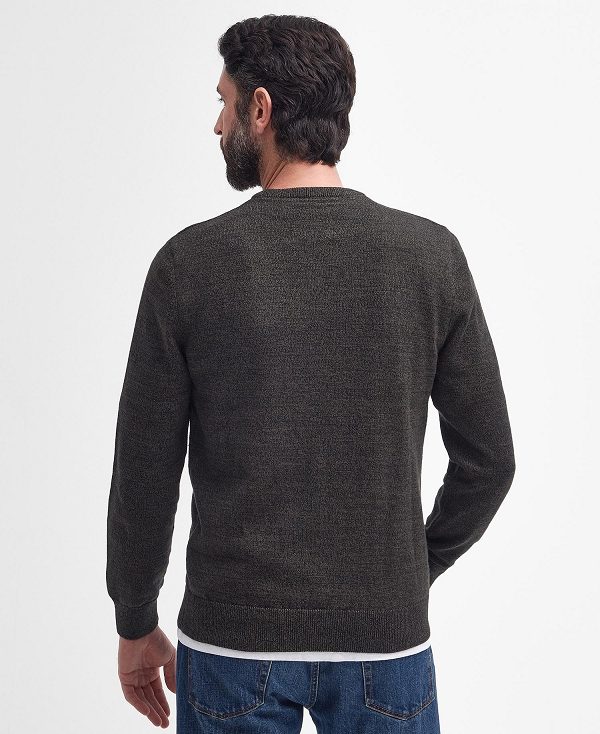 Barbour Firle Crew Neck Sweatshirt βαθυ γκρι | BABO88570