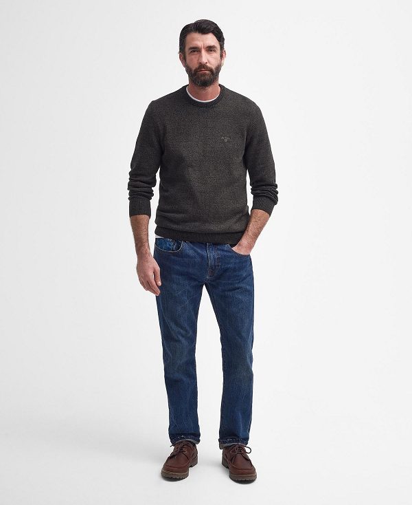Barbour Firle Crew Neck Sweatshirt βαθυ γκρι | BABO88570