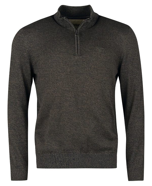 Barbour Firle Half Zip Sweatshirt βαθυ γκρι | BABO88560