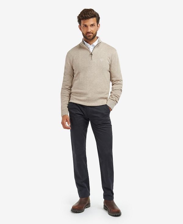 Barbour Firle Half-zip Sweatshirt γκρι | BABO88504