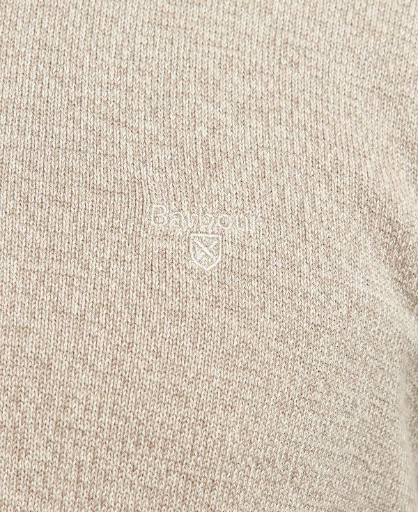 Barbour Firle Half-zip Sweatshirt γκρι | BABO88504
