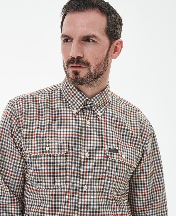 Barbour Foss Regular Fit Shirt πρασινο | BABO87901