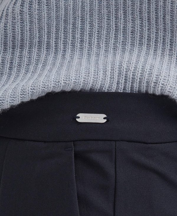 Barbour Francis Wide-leg Trousers μαυρα | BABO89849