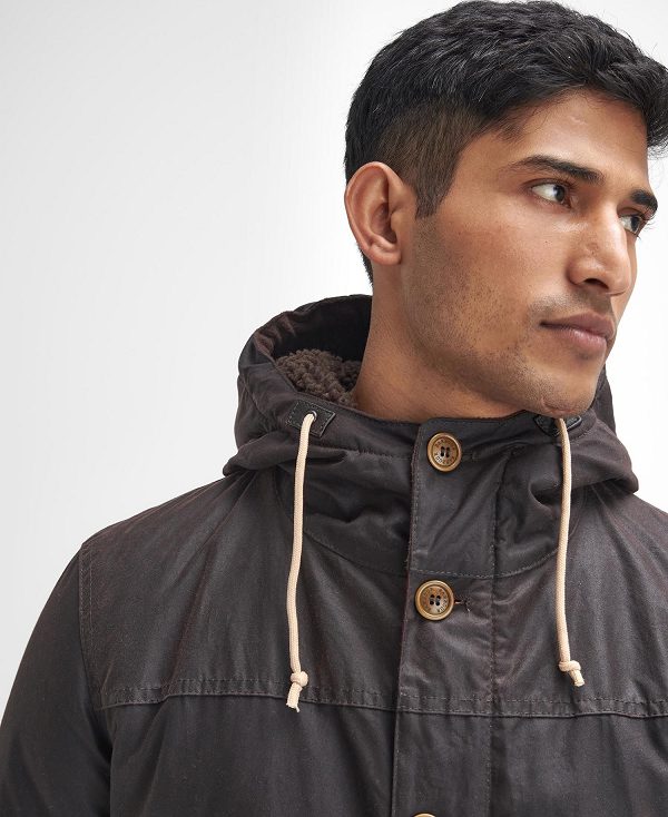 Barbour Game Waxed Parka Ελιά | BABO87253