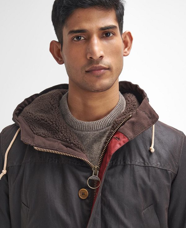 Barbour Game Waxed Parka Ελιά | BABO87253