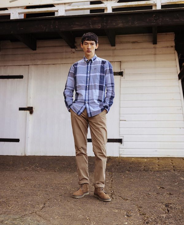 Barbour Glendale Chinos καφε | BABO88771