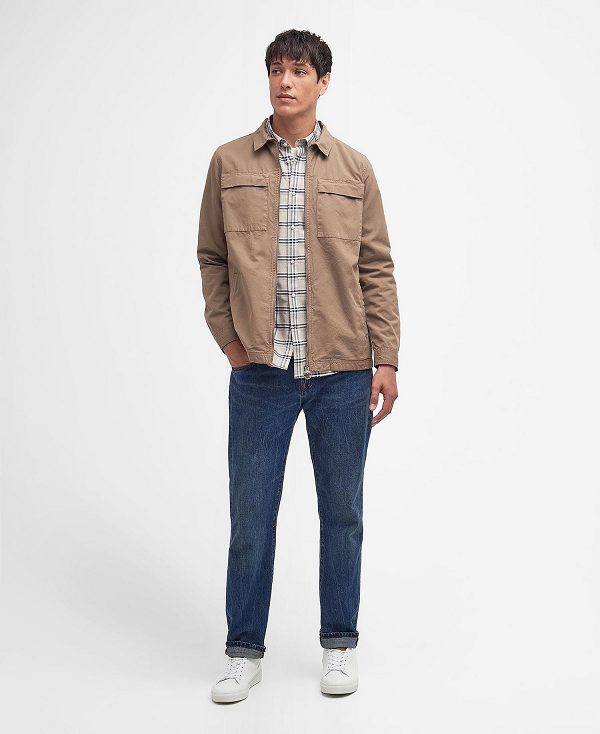 Barbour Glendale Overshirt καφε | BABO87964