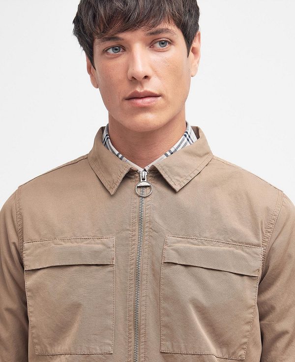 Barbour Glendale Overshirt καφε | BABO87964