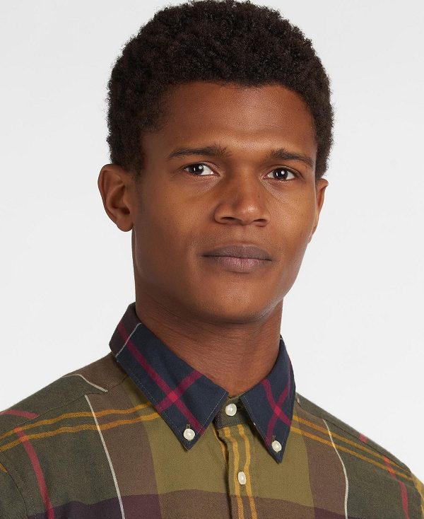 Barbour Glendale Tailored Fit Shirt Tartan | BABO87858