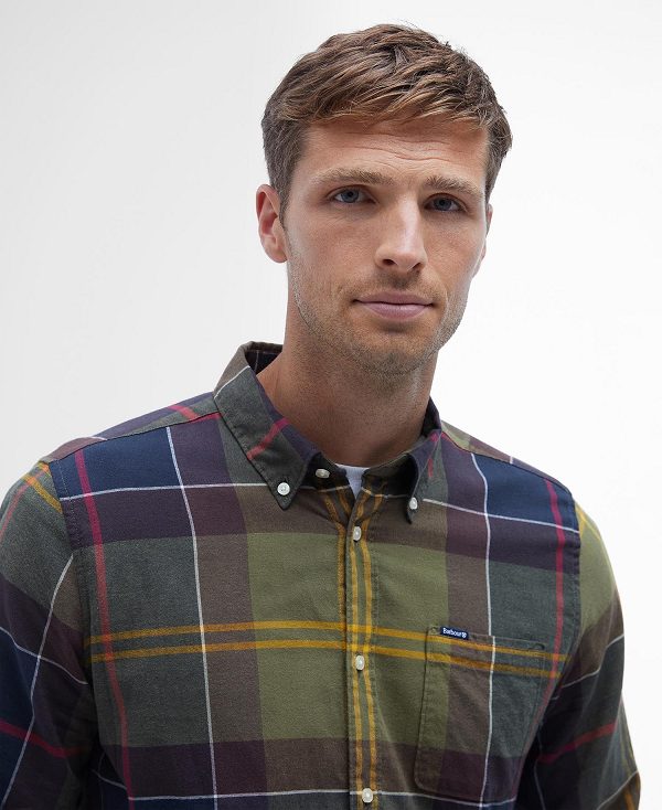 Barbour Glendale Tailored Fit Shirt Tartan | BABO87858