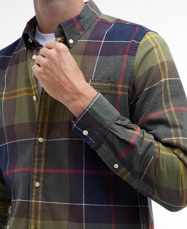 Barbour Glendale Tailored Fit Shirt Tartan | BABO87858