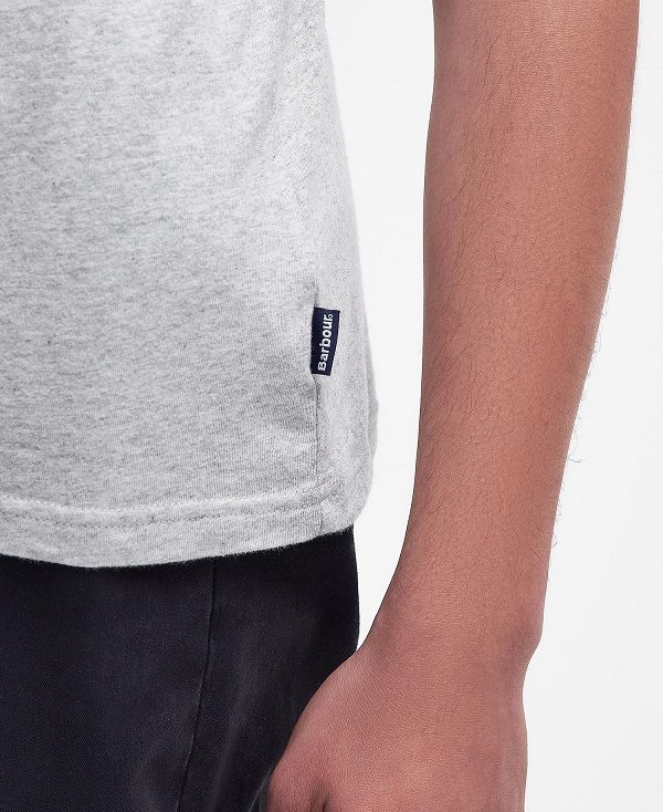 Barbour Goole Pocket T-shirt γκρι | BABO88296