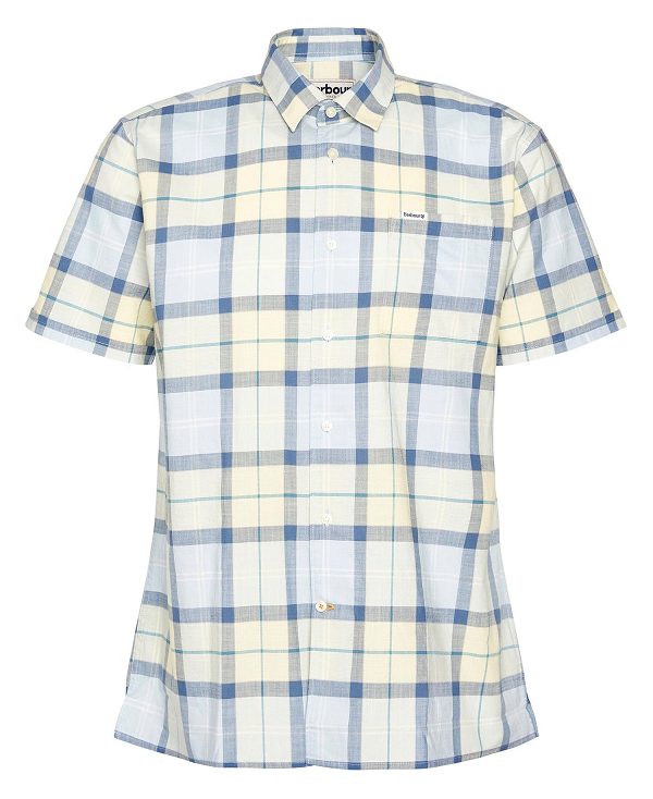 Barbour Gordon Tailored Short-sleeved Shirt Πολύχρωμο | BABO87762