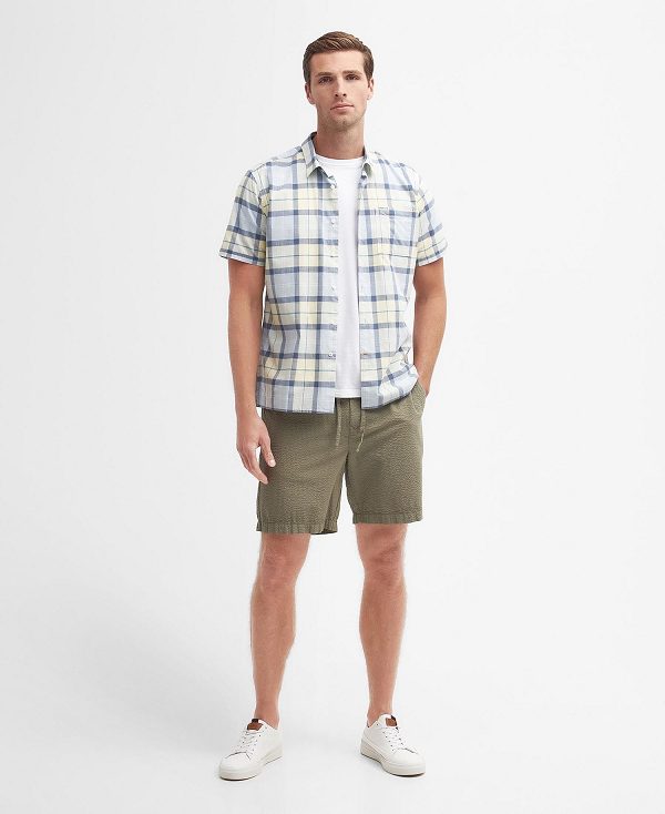 Barbour Gordon Tailored Short-sleeved Shirt Πολύχρωμο | BABO87762