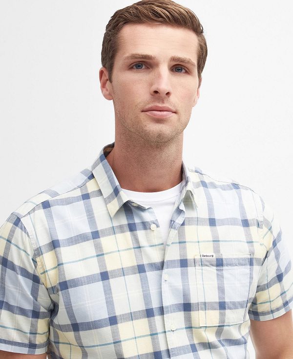 Barbour Gordon Tailored Short-sleeved Shirt Πολύχρωμο | BABO87762