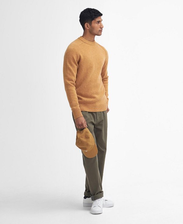 Barbour Grangetown Crew Neck Jumper κίτρινα | BABO88639