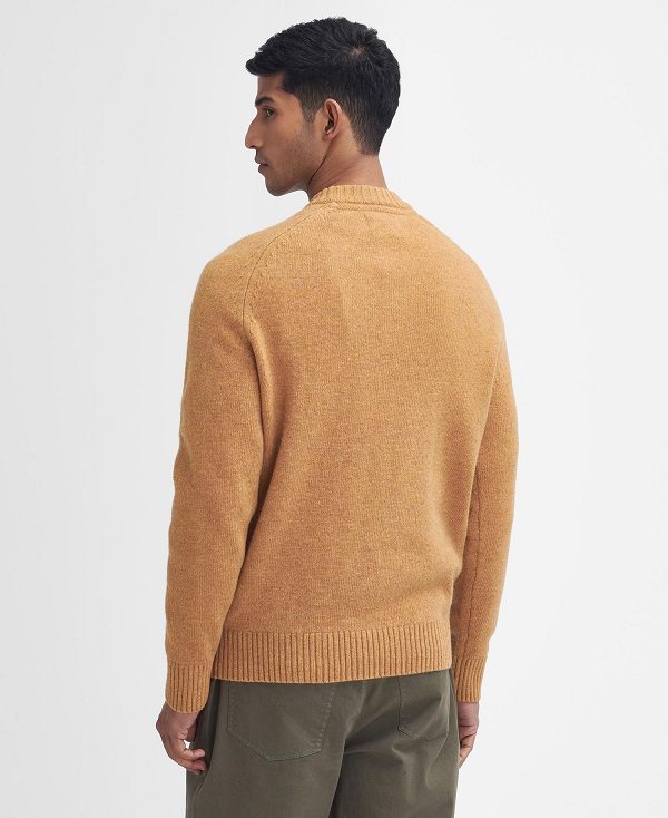 Barbour Grangetown Crew Neck Jumper κίτρινα | BABO88639