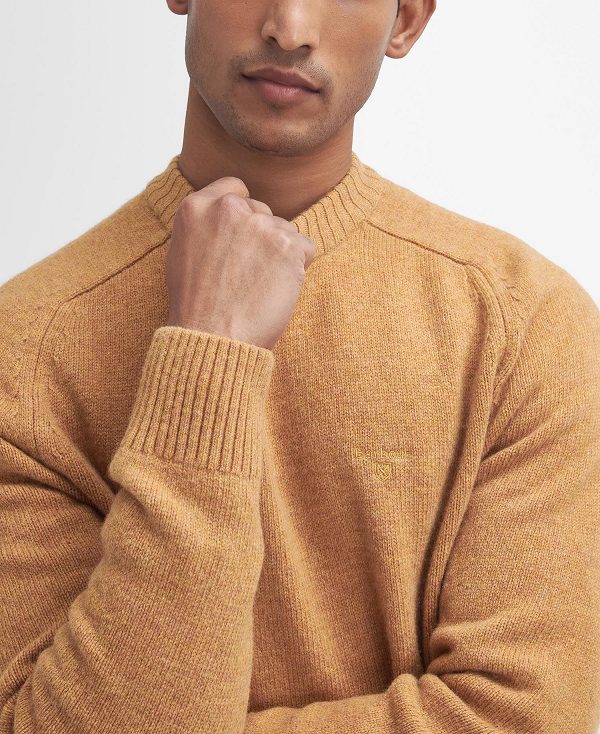 Barbour Grangetown Crew Neck Jumper κίτρινα | BABO88639