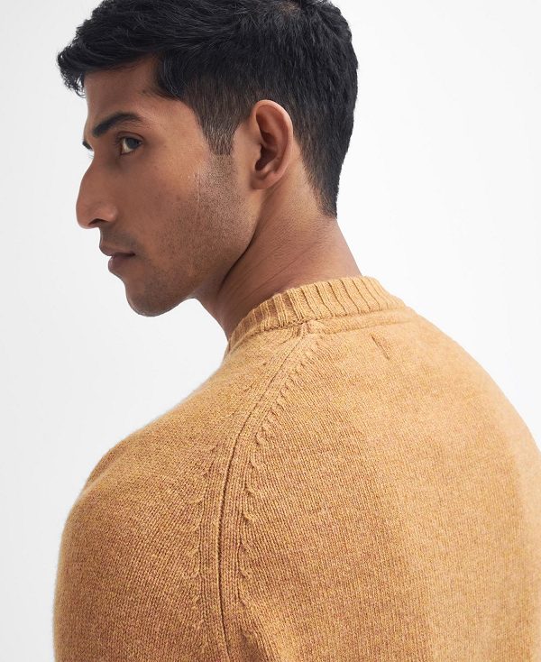 Barbour Grangetown Crew Neck Jumper κίτρινα | BABO88639