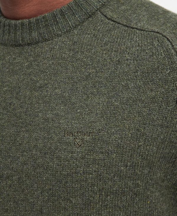 Barbour Grangetown Crew Neck Jumper πρασινο | BABO88641